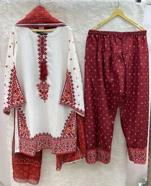 ROOHI KARMA- Crimson Red