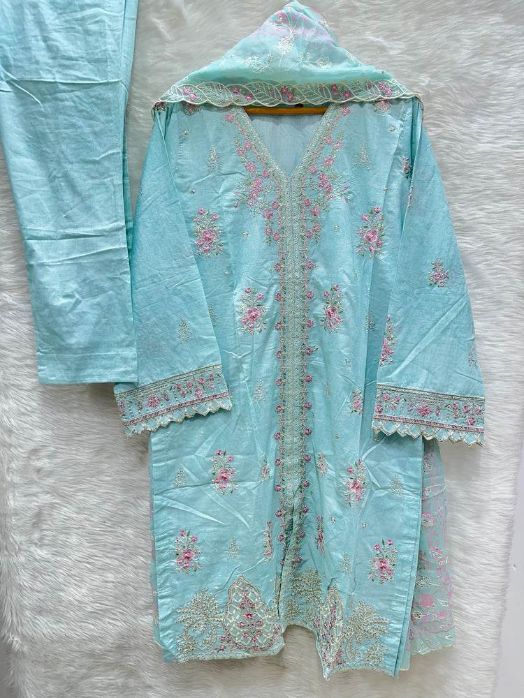 BIN SAEED EMBROIDERED DUPATTA- 06