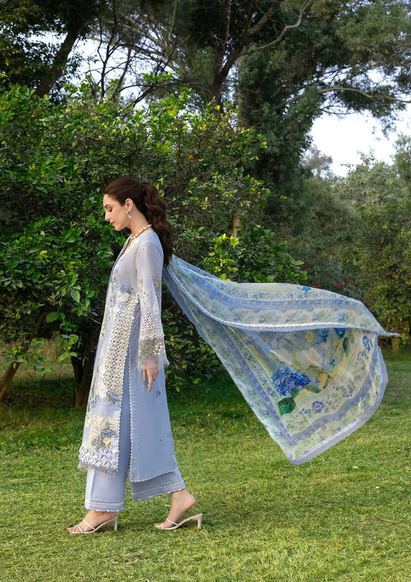 ELAF LUXURY LAWN FESTIVE | SKY BLISS