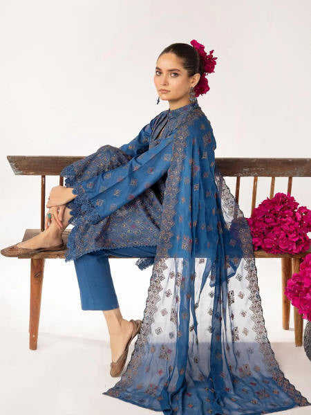 ELEGANCE BY KHOOBSURAT UN-STITCHED 3PC | KE-02