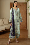 Aabyaan Print Luxe Linen AVELINE CELESTE (AK-09)