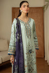 Aabyaan Print Luxe Linen AVELINE CELESTE (AK-09)