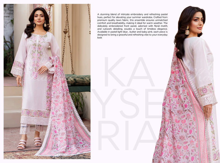 KAYSERIA KARMA STITCHED VOL - 1  KC-1414 (BABY PINK)