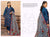KAYSERIA KARMA STITCHED VOL - 1KC-1420 (SAPPHIRE BLUE)