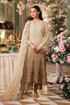 Maria b chiffon collection'26 /MPC-26-103-Olive Gold