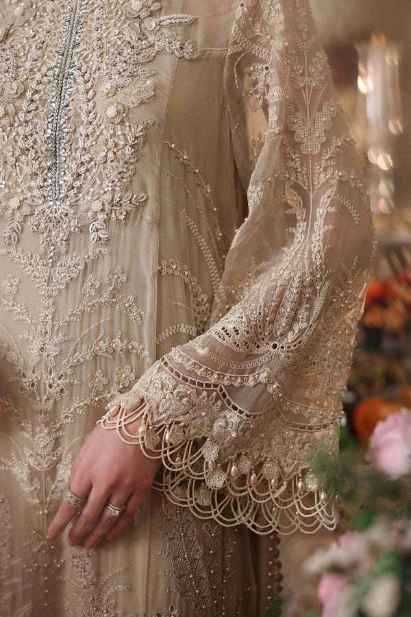 Maria b chiffon collection'26 /MPC-26-103-Olive Gold