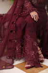 Maria b chiffon collection'26 /MPC-26-108-Burgundy