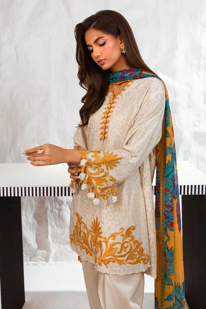 SANA SAFINAZ MUZLIN LUXURY LAWN | D-3b