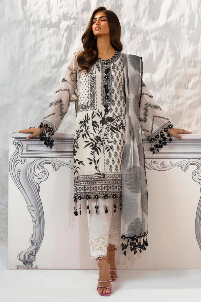 SANA SAFINAZ MUZLIN LUXURY LAWN | D-10B