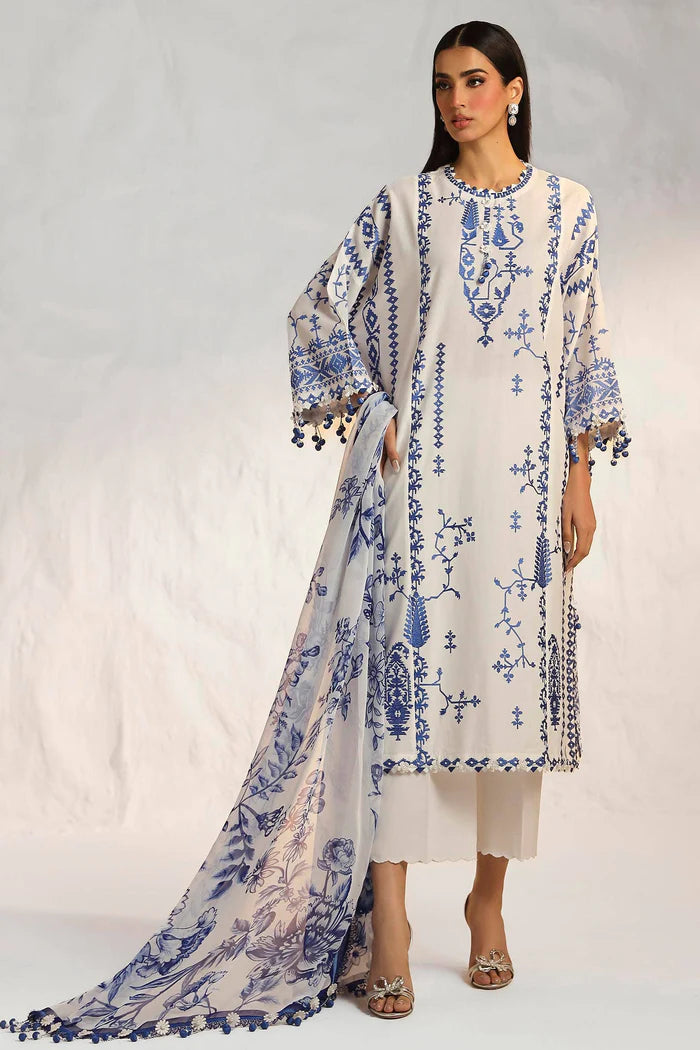 SANA SAFINAZ MUZLIN LUXURY LAWN | D-17A