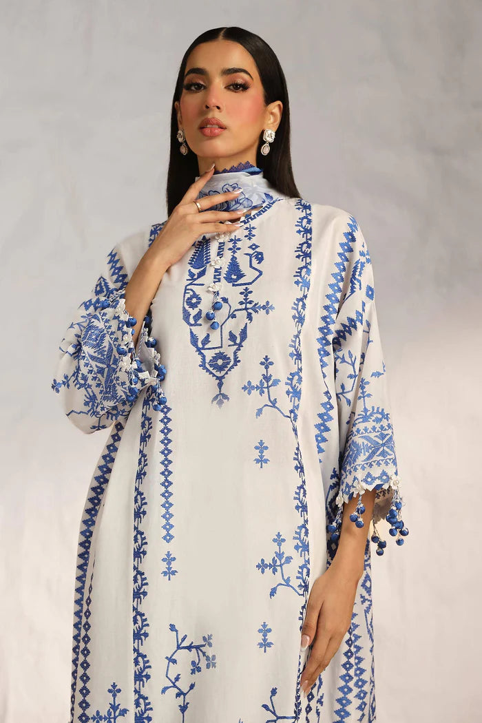 SANA SAFINAZ MUZLIN LUXURY LAWN | D-17A