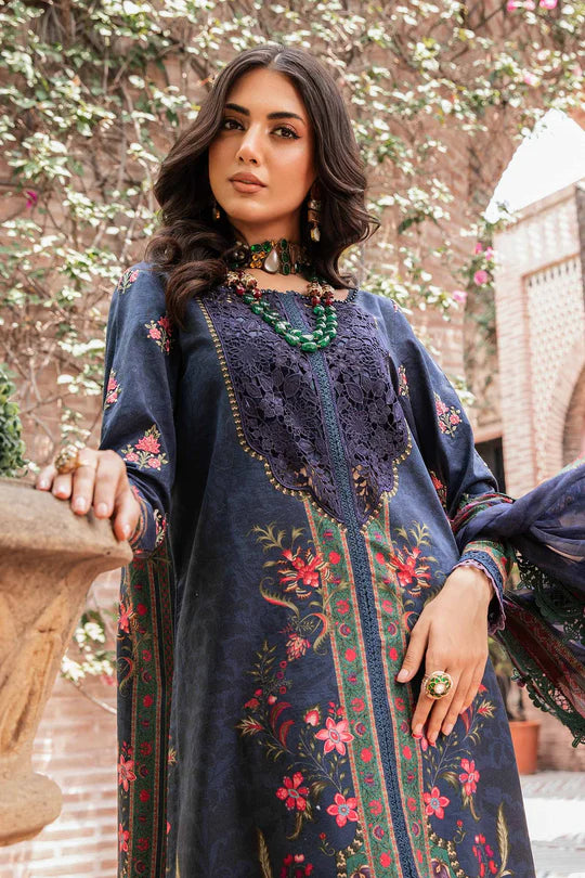 Maria b mprints 3 Piece Unstitched Printed Suit |MPT-2206-B