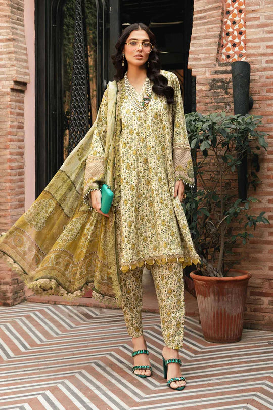 Maria b mprints 3 Piece Unstitched Printed Suit |MPT-2207-A