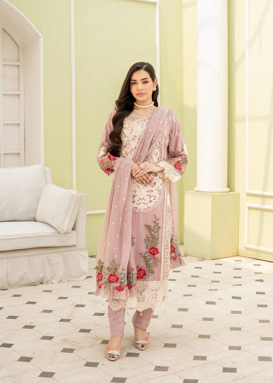 UFAQ BY ZAINAB FAZLANI SEMI-STITCHED 3PC | ZFUF-011