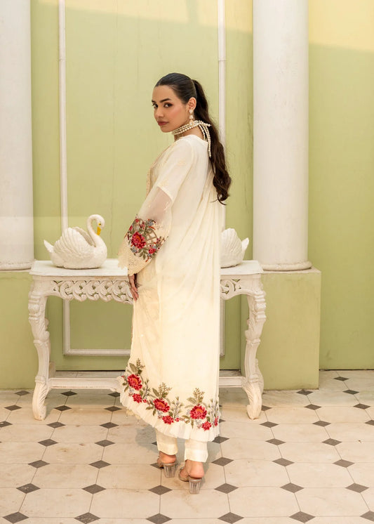 UFAQ BY ZAINAB FAZLANI SEMI-STITCHED 3PC | ZFUF-013