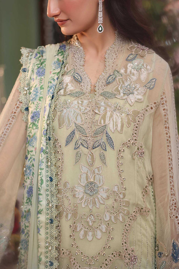 Maria b chiffon collection'26 /MPC-26-105-Pistachio Green