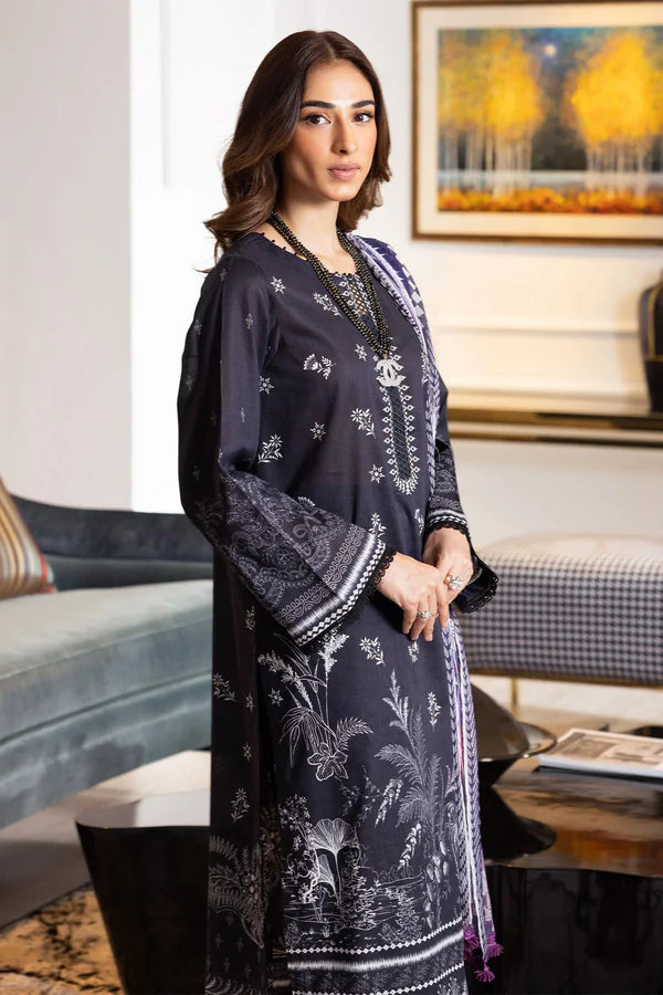 NUREH SIGNATURE PRINTS UN-STITCHED 3PC | SP-118