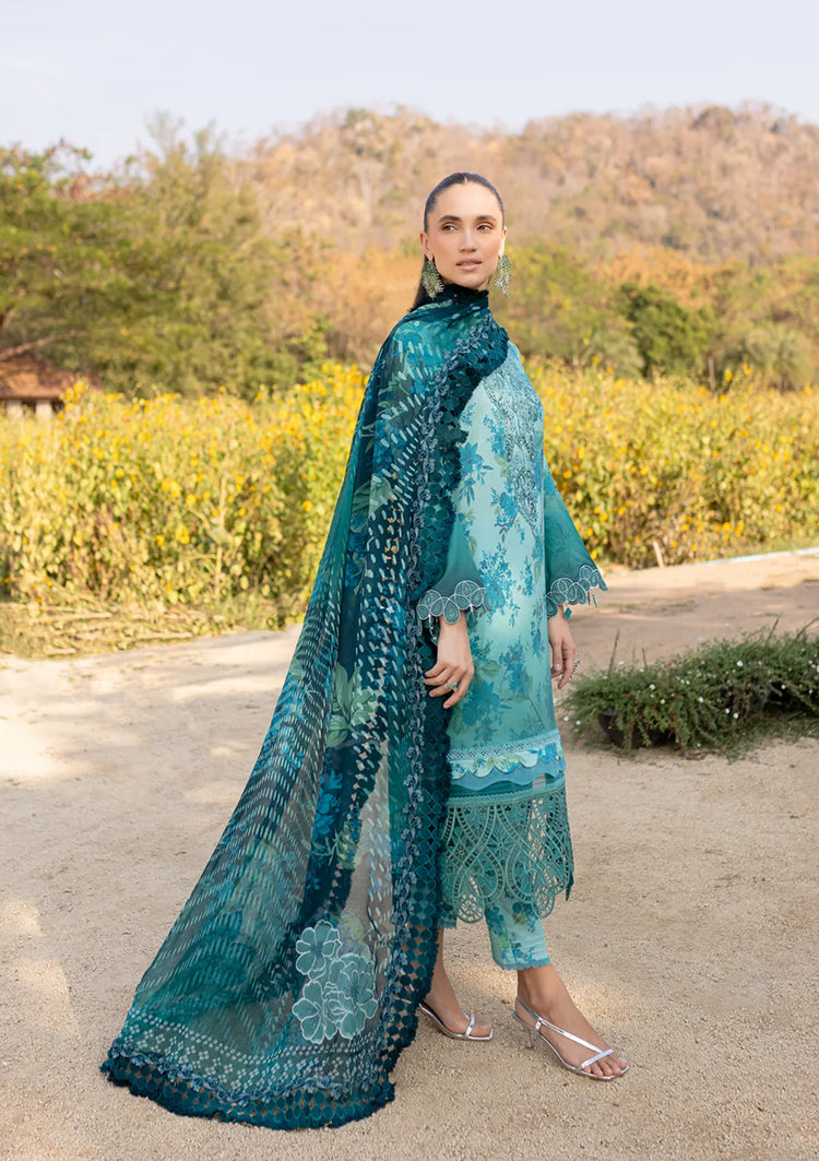 NUREH BLOOM UN-STITCHED 3PC | 06