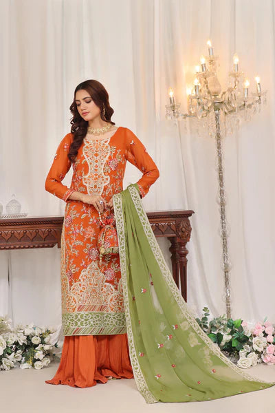 INAYA BY SOGHAT UN-STITCHED 3PC | D-04