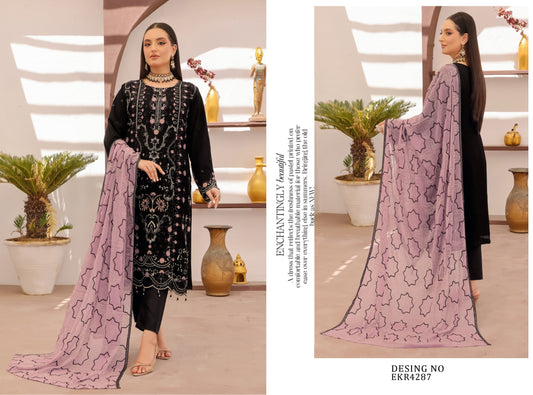 RUBAB BY BIN HAMEED CHIFFON | D-04