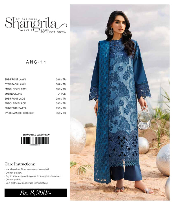 SHANGRILA BY PARISHAY LUXURY LAWN VOL-2 | D-10