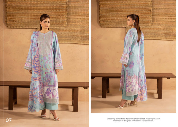 MAHAJAL BY GULLJEE UN-STITCHED 3PC | D-07