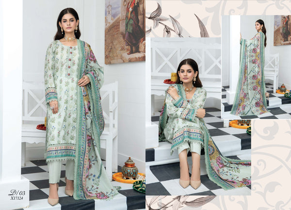 MASHAAL BY RIAZ ARTS | UN-STITCHED 3PC |D-09