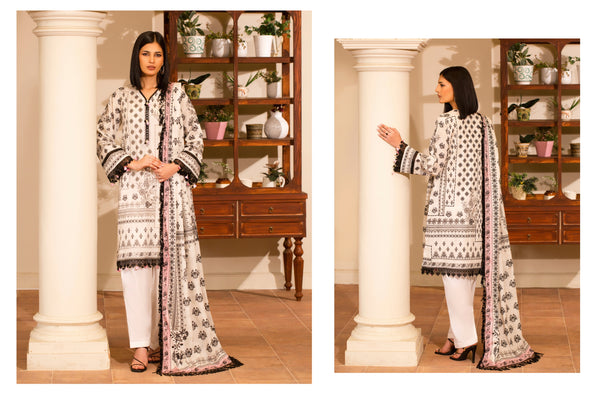 MAUSUMMERY STITCHED 3PC | D-06