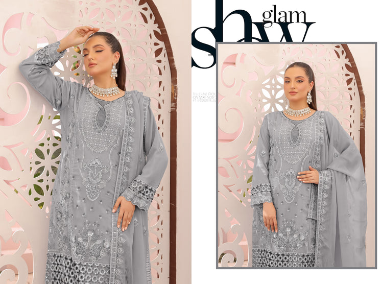 RUBAB BY BIN HAMEED CHIFFON | D-06