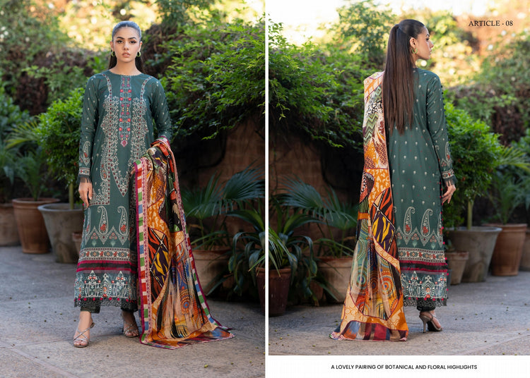 MORJA GULJEE UNSTITCHED LAWN - D08