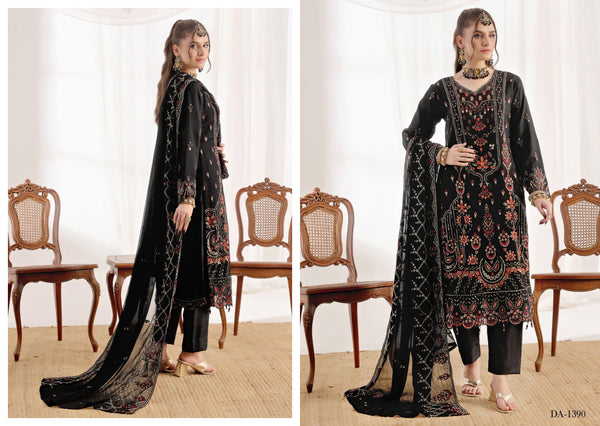 Maroosha Bin Hameed Semi Stitched Chiffon DA-1390