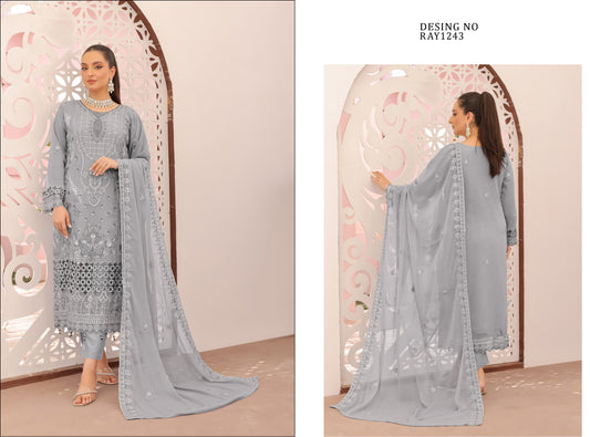 RUBAB BY BIN HAMEED CHIFFON | D-06