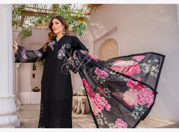 SAFINA LAWN STITCHED KARMA KC-1360