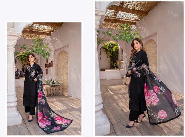 SAFINA LAWN STITCHED KARMA KC-1360
