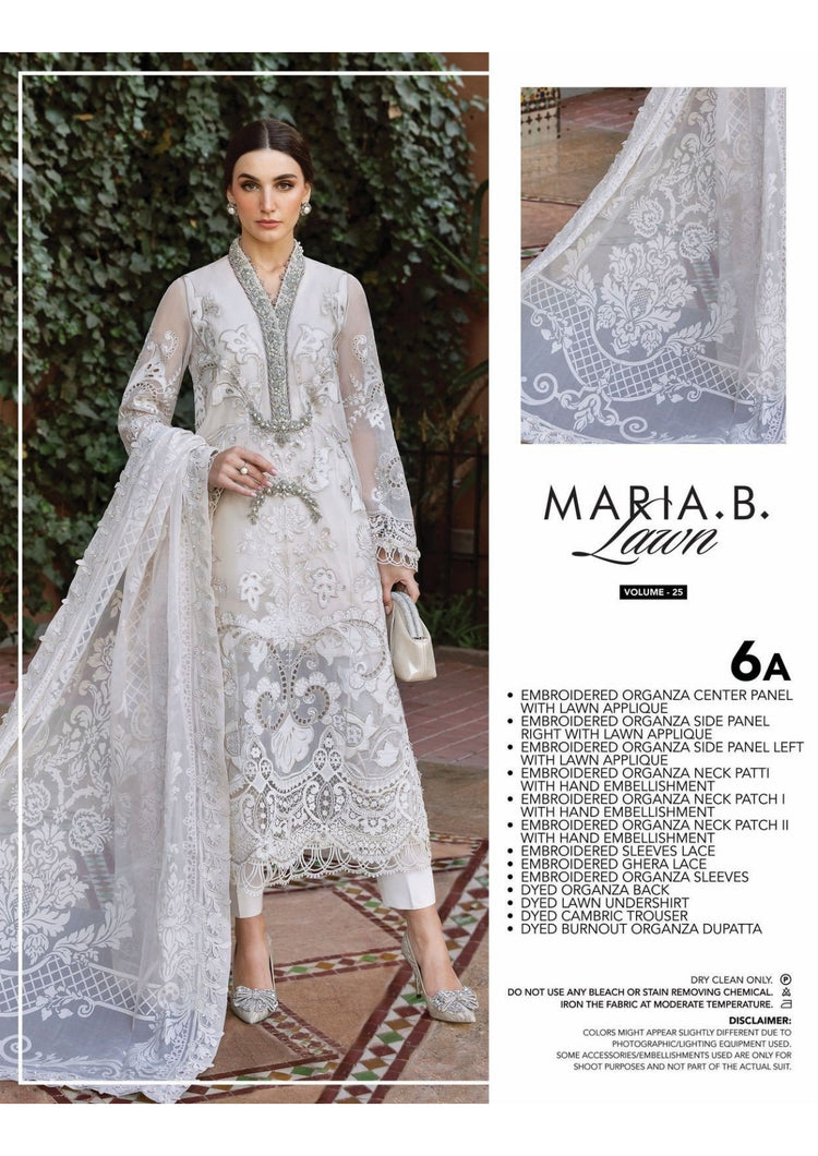 MARIA B LUXURY UNSTITCHED LUXURY  LAWN (6-A)