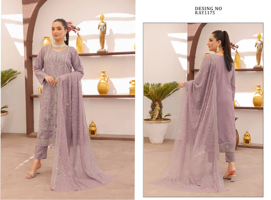 RUBAB BY BIN HAMEED CHIFFON | D-09