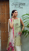 ALZOHAIB SUNSHINE BLOOM PRINTKARI UN-STITCHED 3PC | D-12
