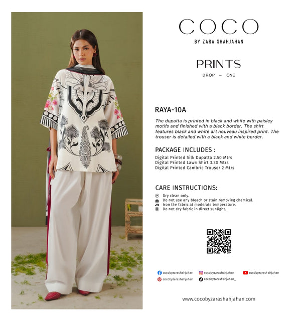 COCO BY ZARA SHAHJAHAN PRINTS Raya-10A