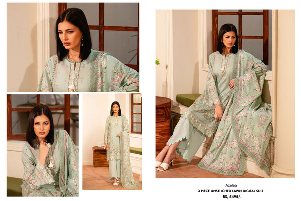 MAUSUMMERY STITCHED 3PC | D-07