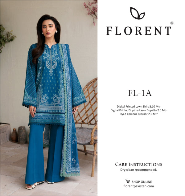 FLORENT LUXURY LAWN STITCHED | D-06