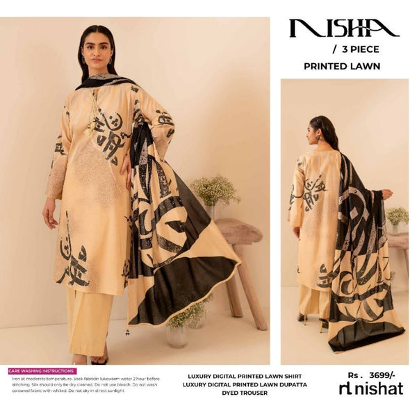 NISHA PRINTED LAWN | D-06