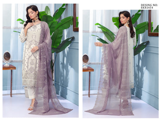 ARSHAMA BY BIN HAMEED SEM-STITCHED | EKR1454