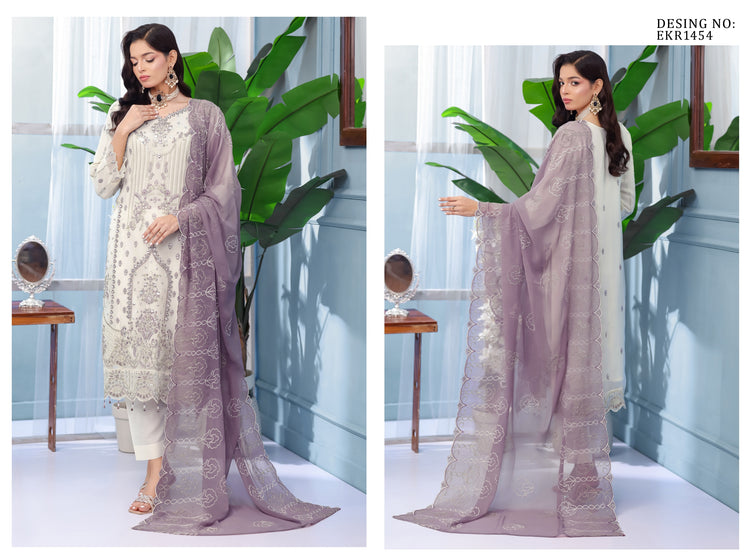 ARSHAMA BY BIN HAMEED SEM-STITCHED | EKR1454