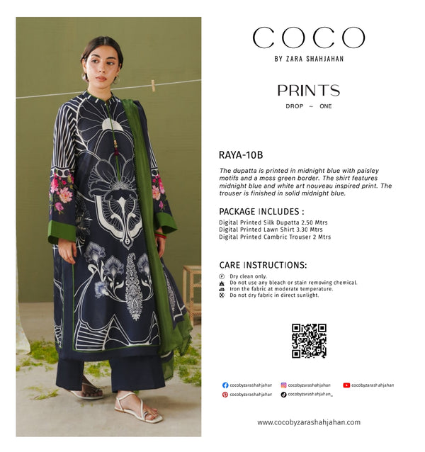 COCO BY ZARA SHAHJAHAN PRINTS Raya-10B