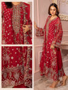 RONAK-E MEHAL BY ZA CLOTHS SEMI STITCHED CHIFFON D-04