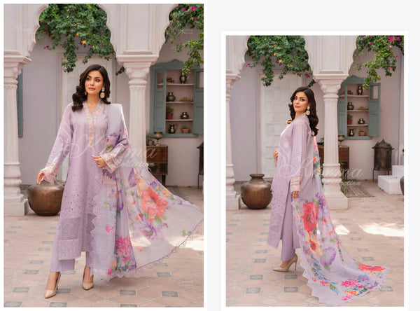 SAFINA LAWN STITCHED KARMA KC-1361