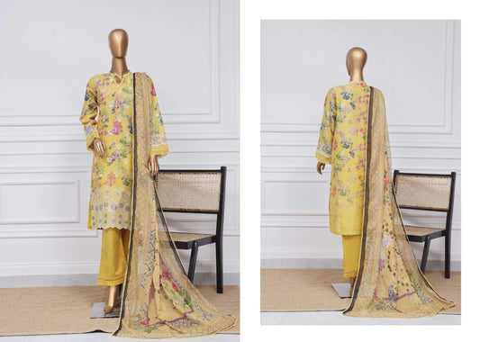 SADABAHAR PRINTED CHIKANKARI STITCHED D-06