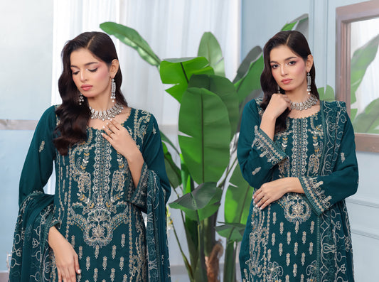 ARSHAMA BY BIN HAMEED SEM-STITCHED | EKR1528