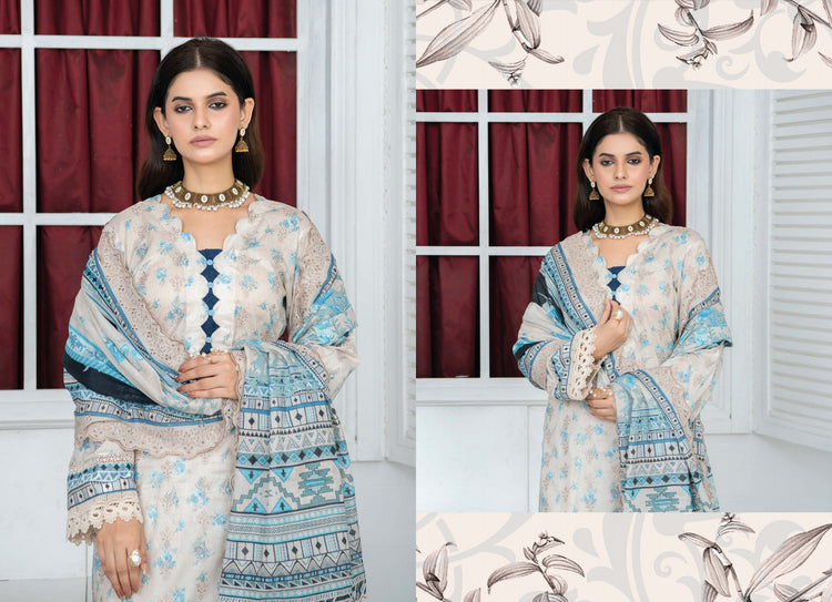 MASHAAL BY RIAZ ARTS | UN-STITCHED 3PC |D-05