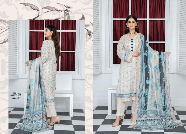 MASHAAL BY RIAZ ARTS | UN-STITCHED 3PC |D-05